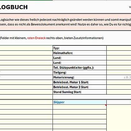Screenshot Logbuch